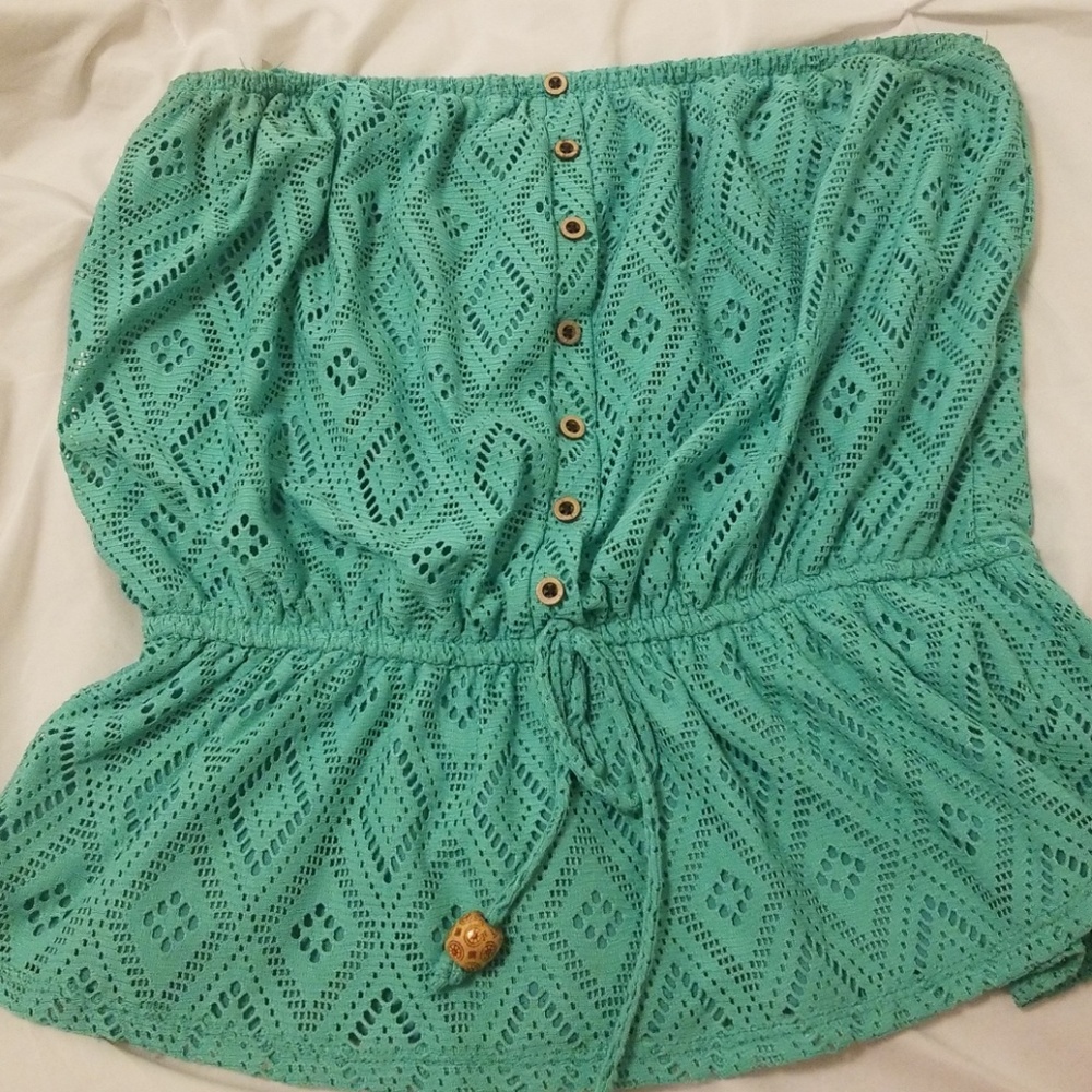 Green teal top